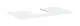 Hansgrohe-HG-Xevolos-E-Konsole-980-550-mit-Ausschnitt-mittig-fuer-Aufsatzwaschtisch-geschliffen-500-480-und-600-480-Mattweiss-54209700 gallery number 1